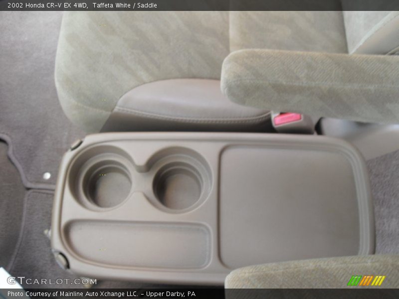Taffeta White / Saddle 2002 Honda CR-V EX 4WD