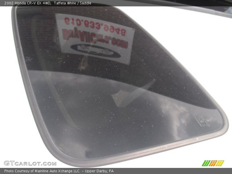 Taffeta White / Saddle 2002 Honda CR-V EX 4WD
