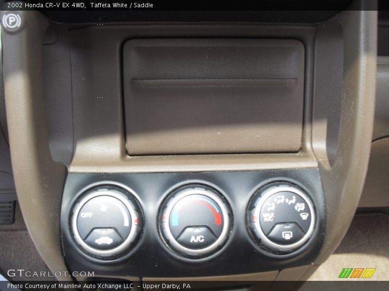 Taffeta White / Saddle 2002 Honda CR-V EX 4WD