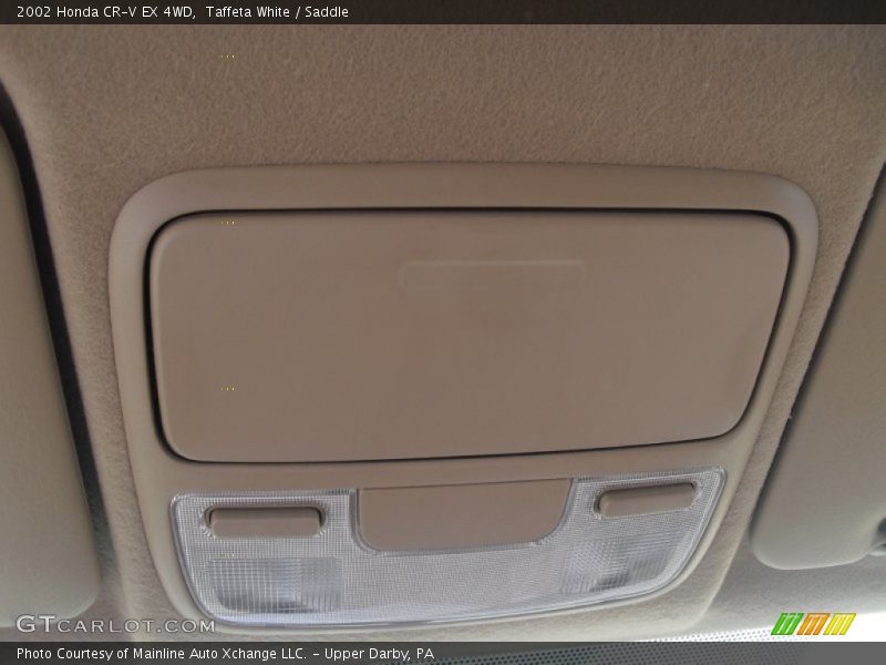 Taffeta White / Saddle 2002 Honda CR-V EX 4WD