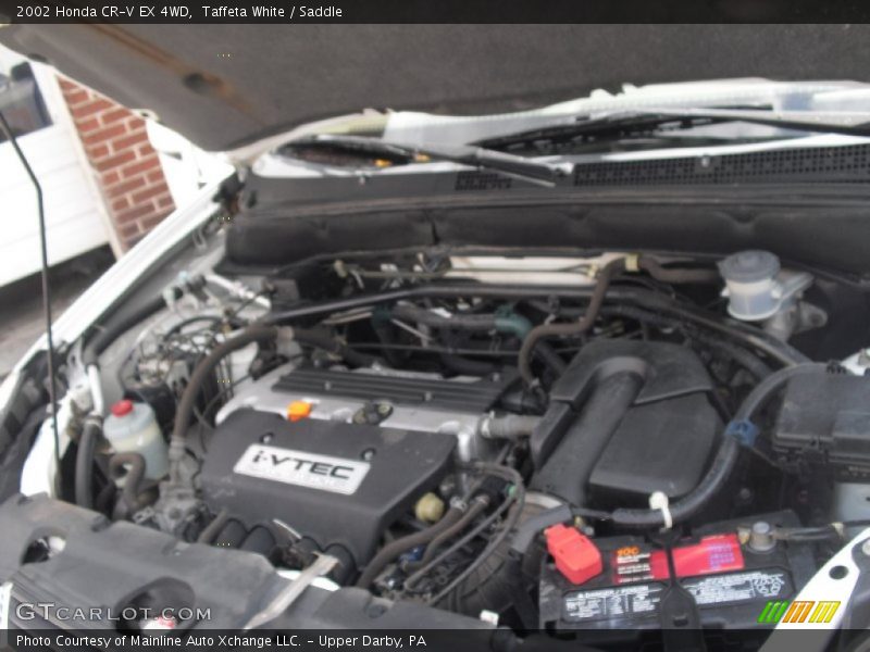 Taffeta White / Saddle 2002 Honda CR-V EX 4WD