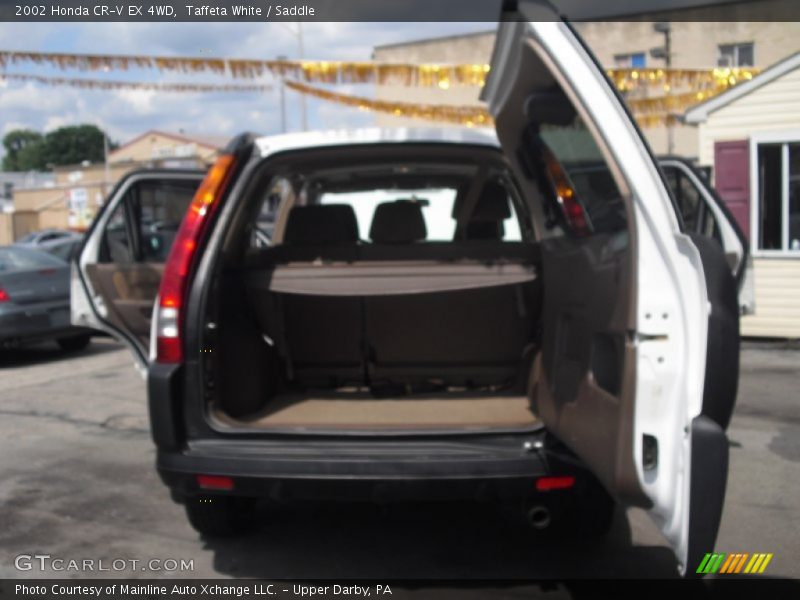 Taffeta White / Saddle 2002 Honda CR-V EX 4WD