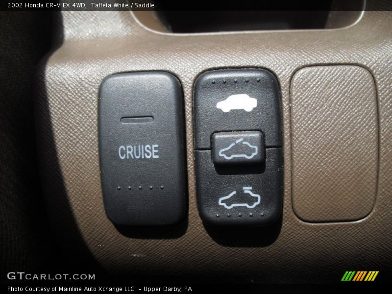 Taffeta White / Saddle 2002 Honda CR-V EX 4WD