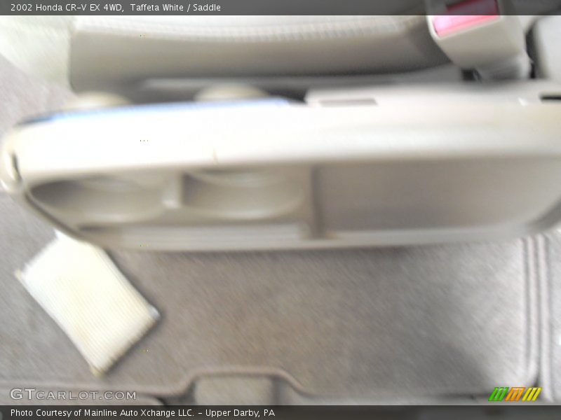 Taffeta White / Saddle 2002 Honda CR-V EX 4WD