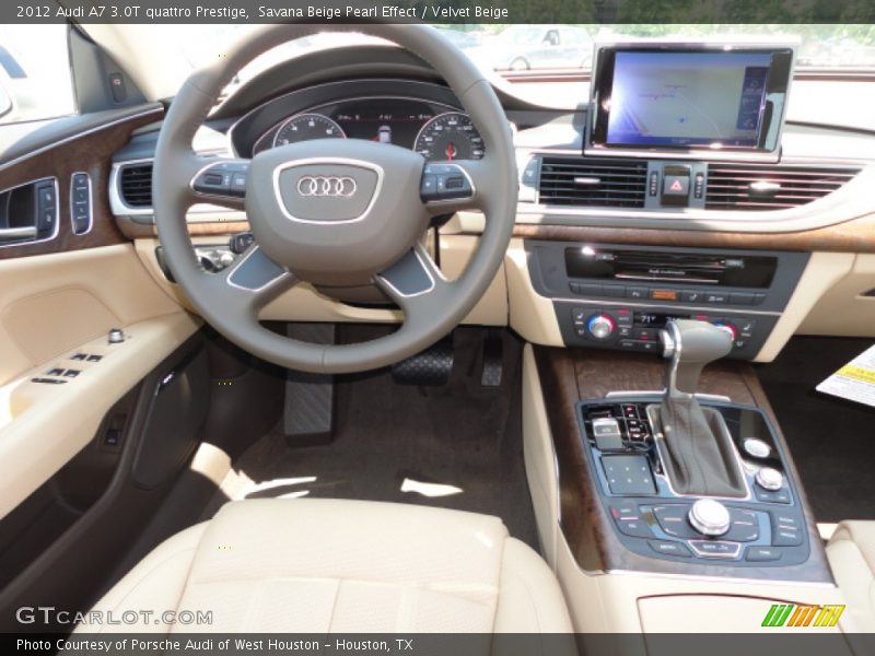 Dashboard of 2012 A7 3.0T quattro Prestige