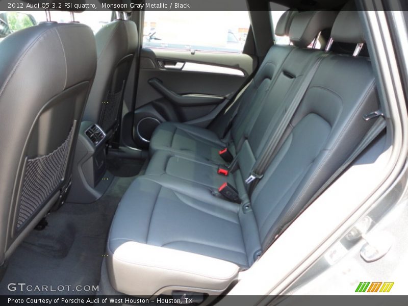 Monsoon Gray Metallic / Black 2012 Audi Q5 3.2 FSI quattro