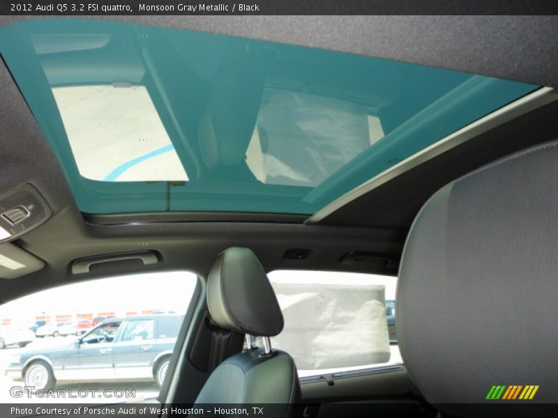 Monsoon Gray Metallic / Black 2012 Audi Q5 3.2 FSI quattro