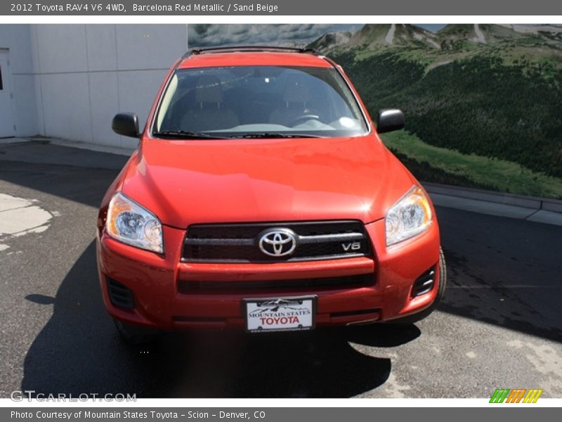 Barcelona Red Metallic / Sand Beige 2012 Toyota RAV4 V6 4WD