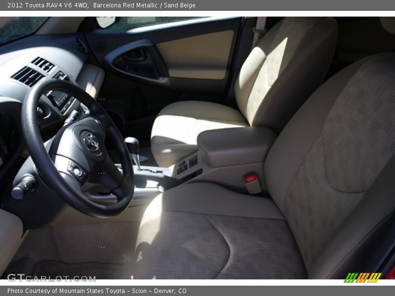 Barcelona Red Metallic / Sand Beige 2012 Toyota RAV4 V6 4WD