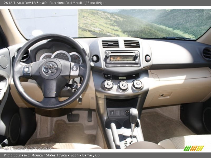 Barcelona Red Metallic / Sand Beige 2012 Toyota RAV4 V6 4WD