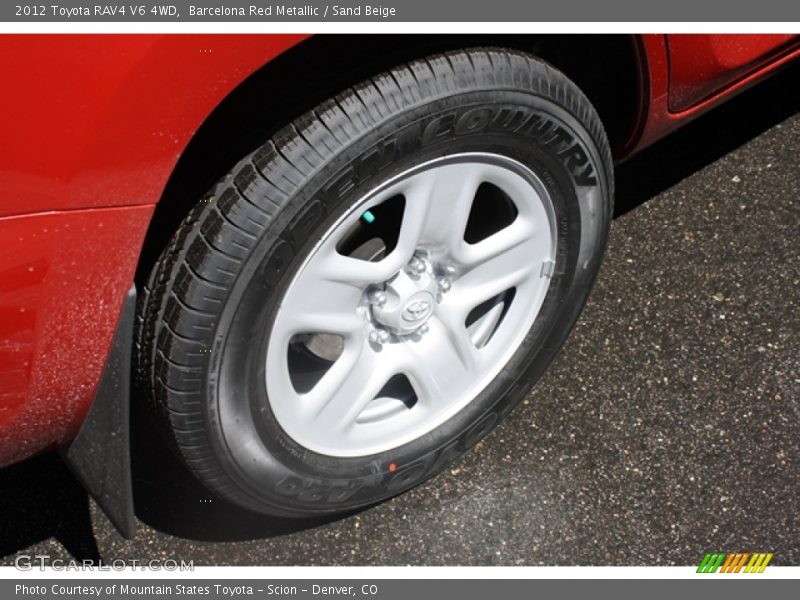 Barcelona Red Metallic / Sand Beige 2012 Toyota RAV4 V6 4WD