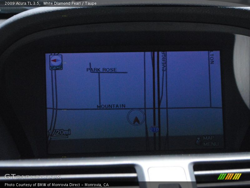 White Diamond Pearl / Taupe 2009 Acura TL 3.5