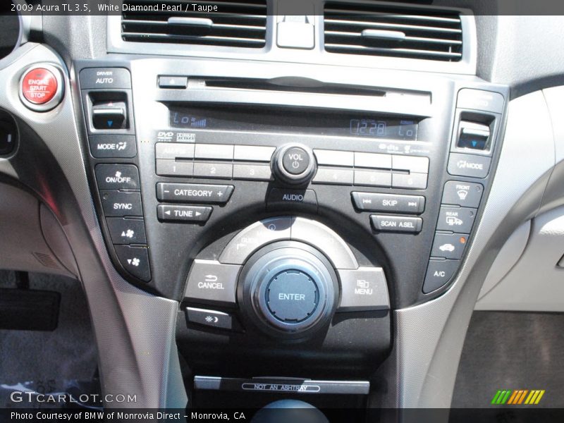 White Diamond Pearl / Taupe 2009 Acura TL 3.5