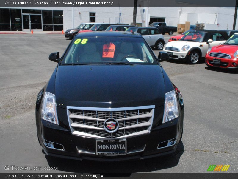 Black Raven / Light Titanium/Ebony 2008 Cadillac CTS Sedan