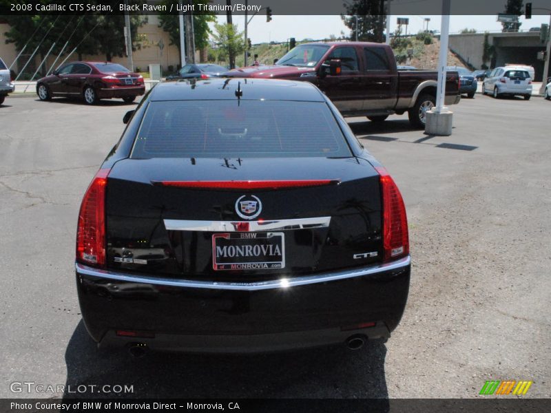 Black Raven / Light Titanium/Ebony 2008 Cadillac CTS Sedan