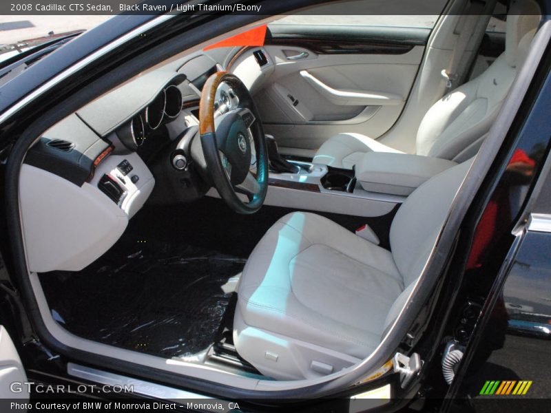 Black Raven / Light Titanium/Ebony 2008 Cadillac CTS Sedan