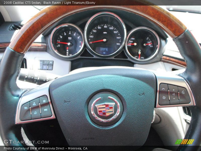 Black Raven / Light Titanium/Ebony 2008 Cadillac CTS Sedan
