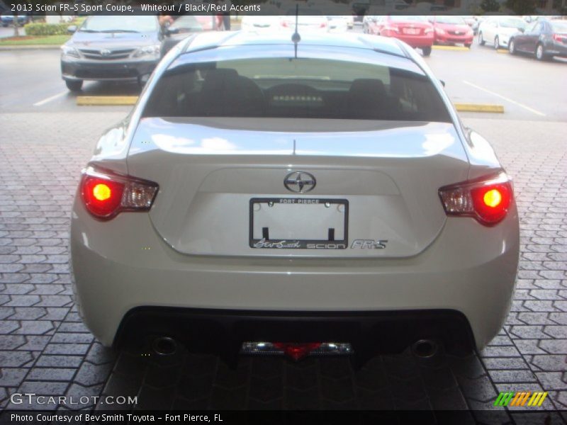 Whiteout / Black/Red Accents 2013 Scion FR-S Sport Coupe