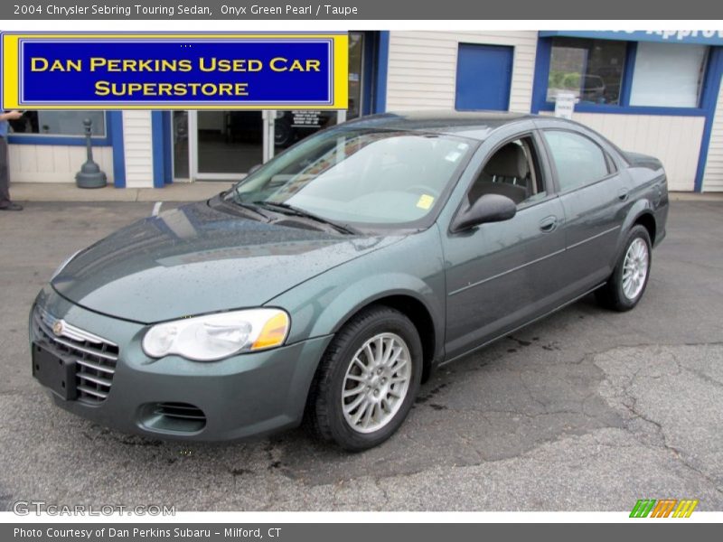 Onyx Green Pearl / Taupe 2004 Chrysler Sebring Touring Sedan