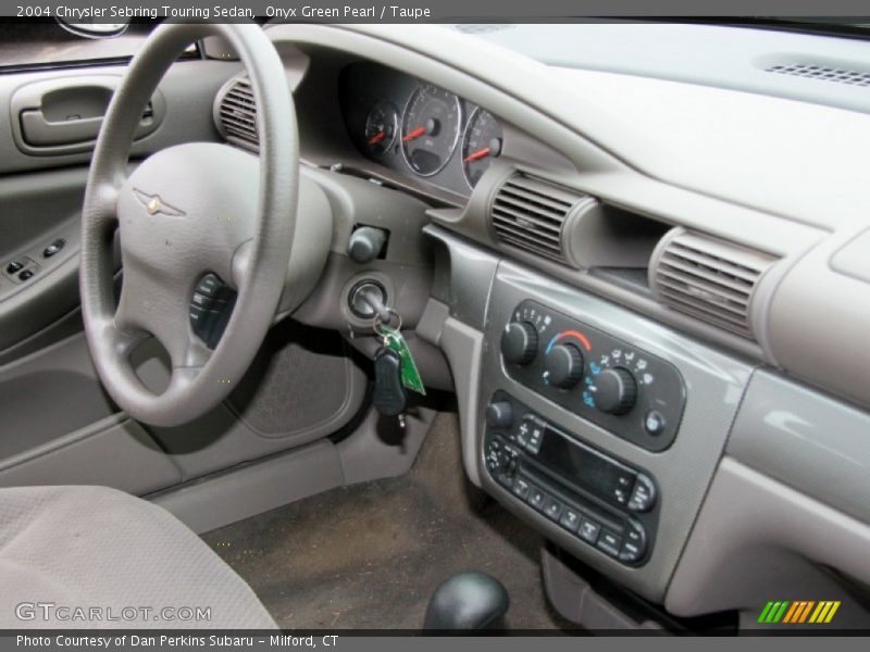 Onyx Green Pearl / Taupe 2004 Chrysler Sebring Touring Sedan