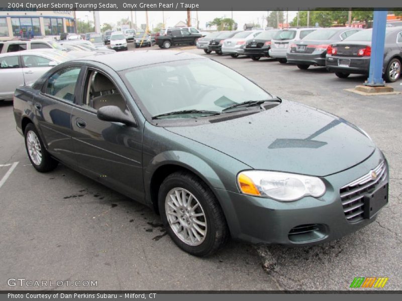 Onyx Green Pearl / Taupe 2004 Chrysler Sebring Touring Sedan