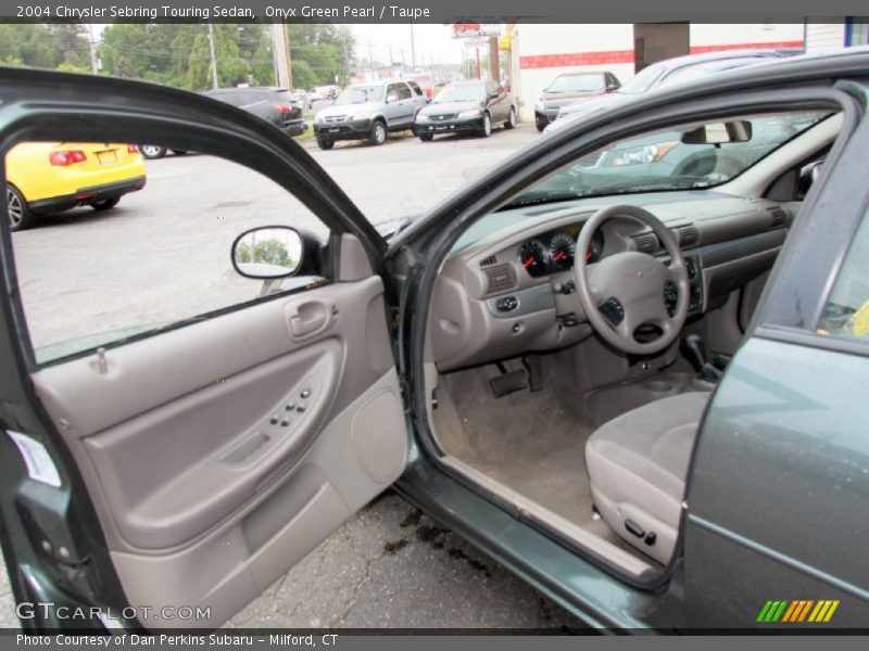 Onyx Green Pearl / Taupe 2004 Chrysler Sebring Touring Sedan