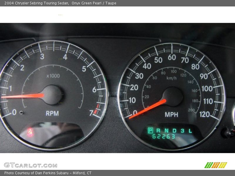 Onyx Green Pearl / Taupe 2004 Chrysler Sebring Touring Sedan