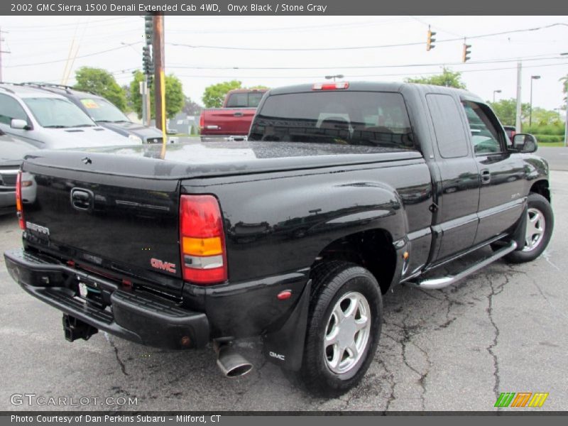 Onyx Black / Stone Gray 2002 GMC Sierra 1500 Denali Extended Cab 4WD