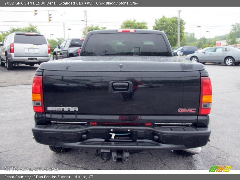 Onyx Black / Stone Gray 2002 GMC Sierra 1500 Denali Extended Cab 4WD