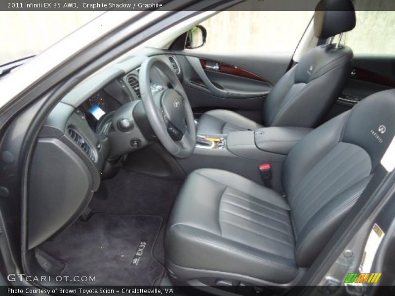  2011 EX 35 AWD Graphite Interior