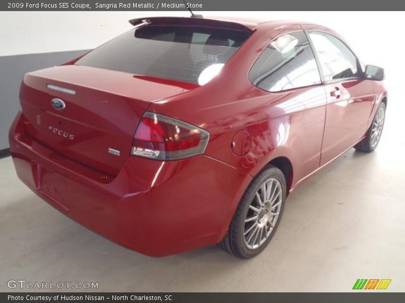 Sangria Red Metallic / Medium Stone 2009 Ford Focus SES Coupe