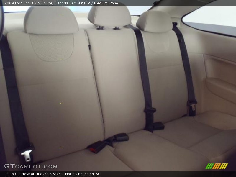 Sangria Red Metallic / Medium Stone 2009 Ford Focus SES Coupe