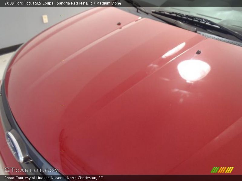 Sangria Red Metallic / Medium Stone 2009 Ford Focus SES Coupe