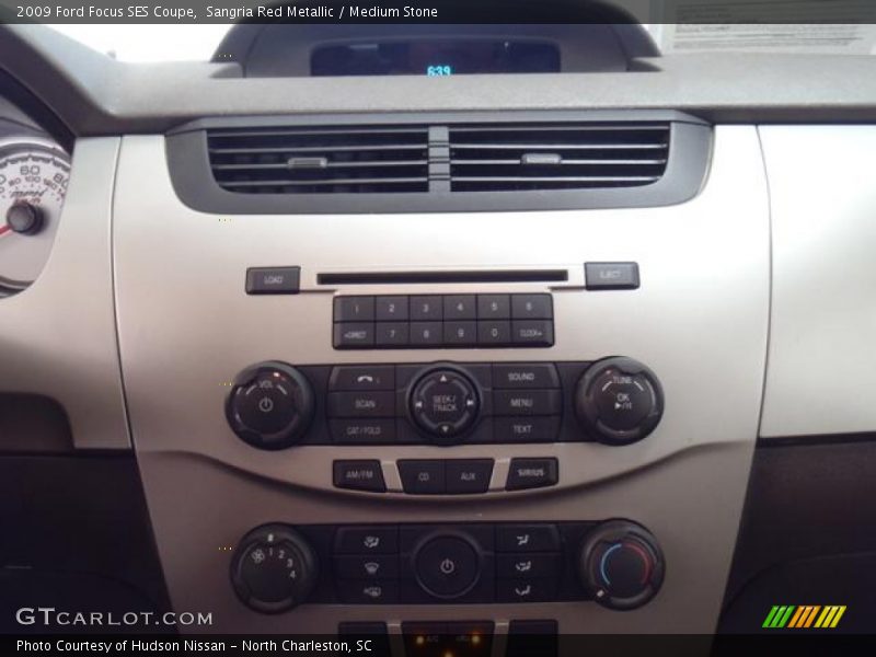 Sangria Red Metallic / Medium Stone 2009 Ford Focus SES Coupe