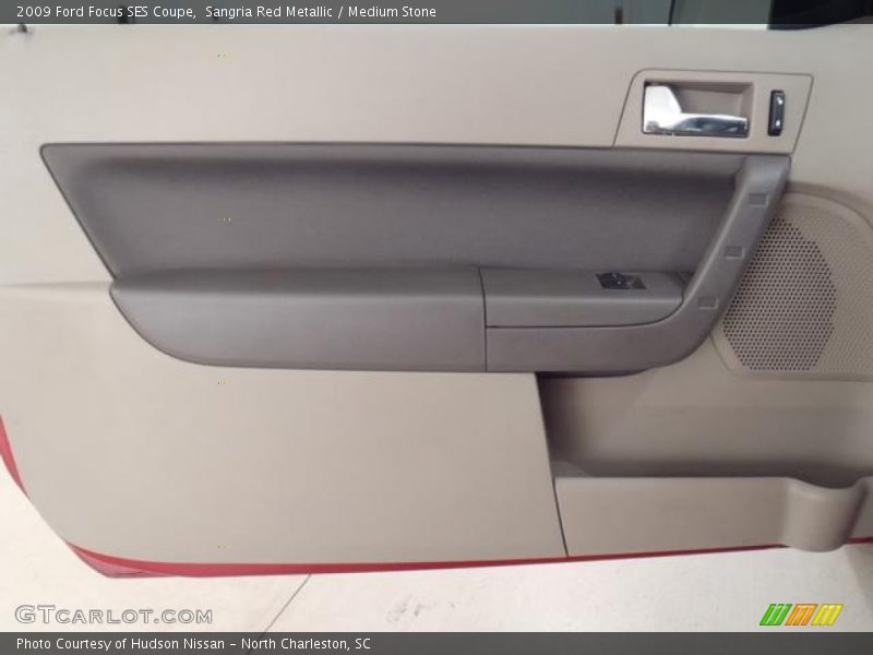 Sangria Red Metallic / Medium Stone 2009 Ford Focus SES Coupe