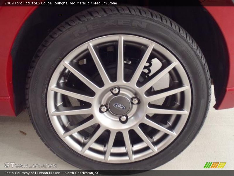 Sangria Red Metallic / Medium Stone 2009 Ford Focus SES Coupe