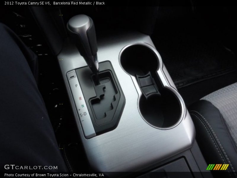 Barcelona Red Metallic / Black 2012 Toyota Camry SE V6