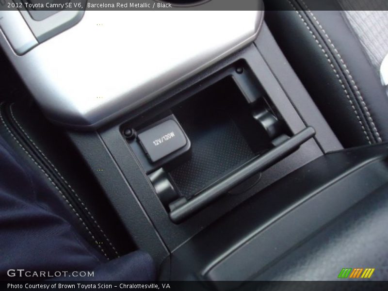Barcelona Red Metallic / Black 2012 Toyota Camry SE V6