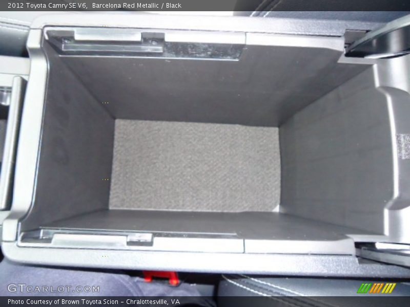 Barcelona Red Metallic / Black 2012 Toyota Camry SE V6