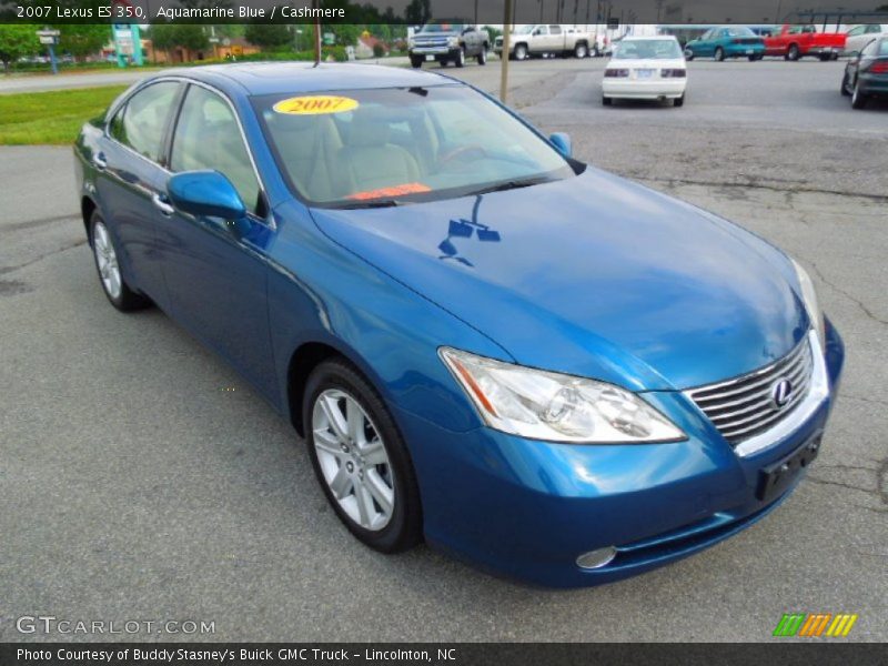 Aquamarine Blue / Cashmere 2007 Lexus ES 350