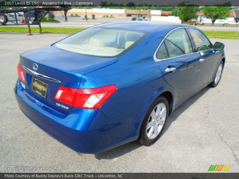 Aquamarine Blue / Cashmere 2007 Lexus ES 350