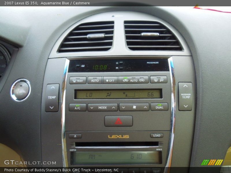 Controls of 2007 ES 350