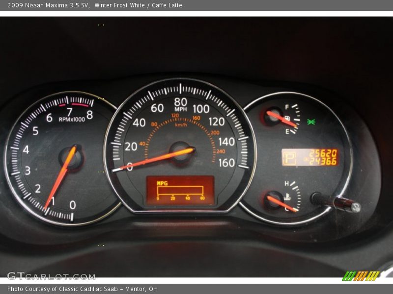  2009 Maxima 3.5 SV 3.5 SV Gauges