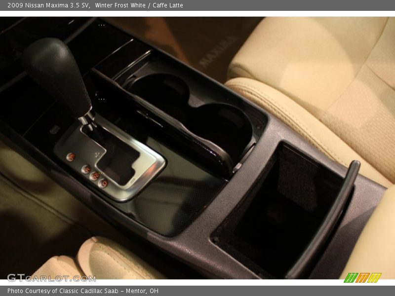 Winter Frost White / Caffe Latte 2009 Nissan Maxima 3.5 SV