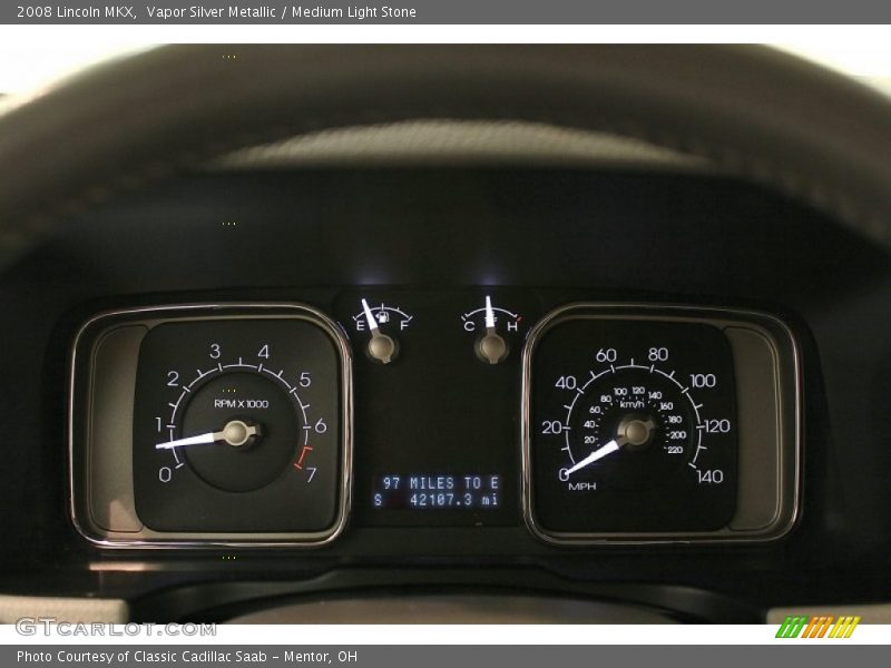 Vapor Silver Metallic / Medium Light Stone 2008 Lincoln MKX
