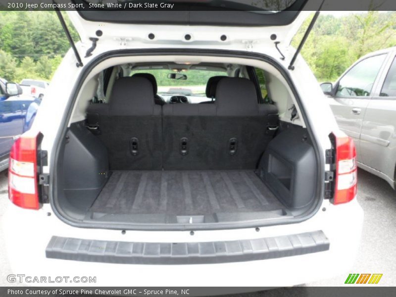 Stone White / Dark Slate Gray 2010 Jeep Compass Sport