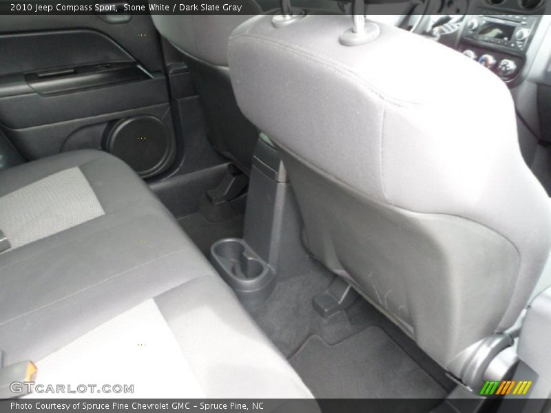 Stone White / Dark Slate Gray 2010 Jeep Compass Sport