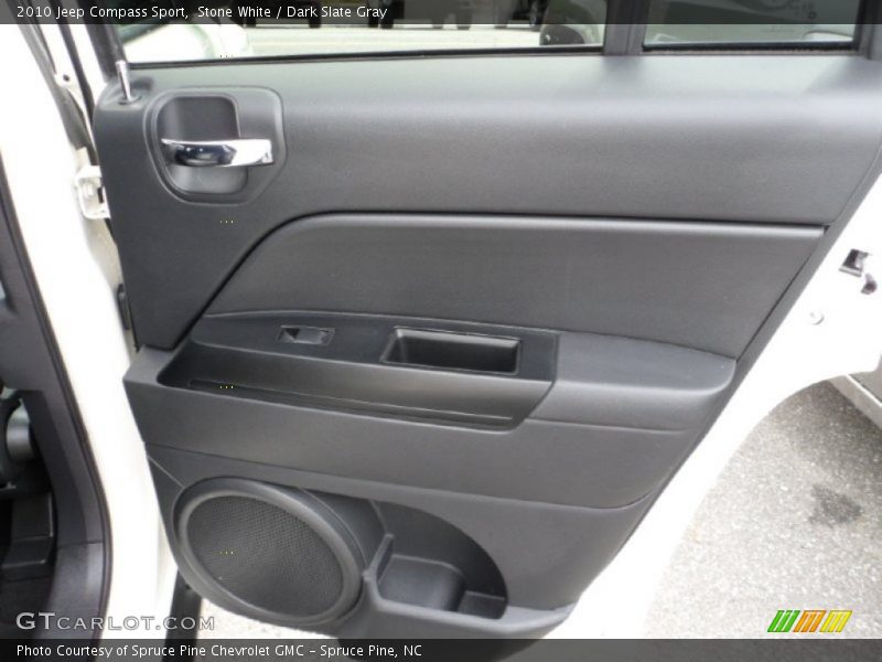 Stone White / Dark Slate Gray 2010 Jeep Compass Sport