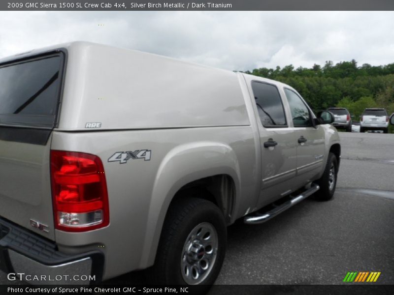 Silver Birch Metallic / Dark Titanium 2009 GMC Sierra 1500 SL Crew Cab 4x4
