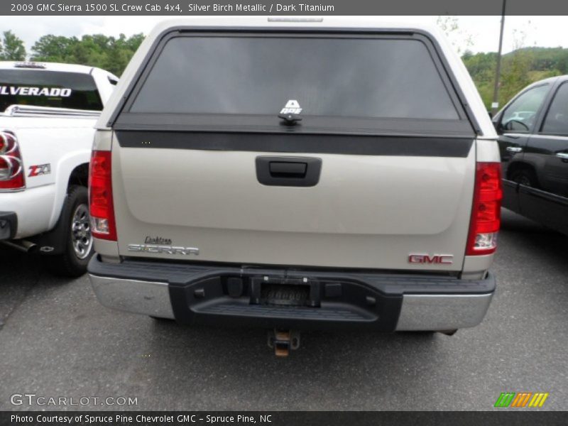 Silver Birch Metallic / Dark Titanium 2009 GMC Sierra 1500 SL Crew Cab 4x4
